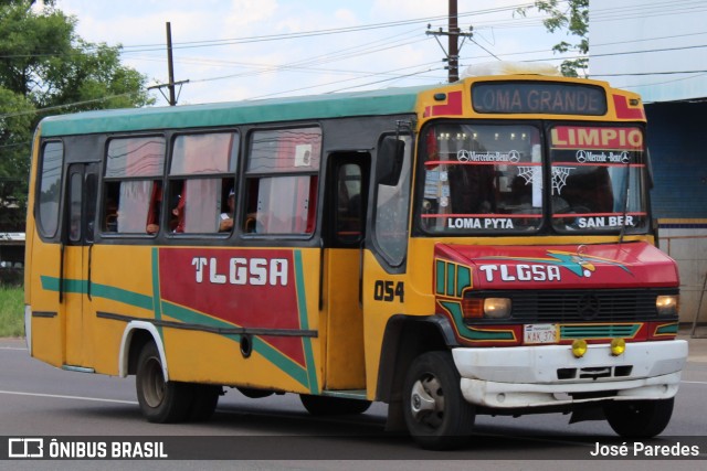 TLGSA - Transporte Loma Grande S.A. - Línea 132 > Transporte LomaGrandense S.A. 054 na cidade de Ypacaraí, Central, Paraguai, por José Paredes. Número da foto: #12621483.