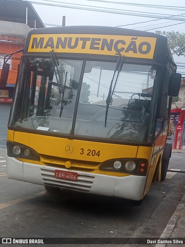 Viação Metrópole Paulista - Zona Leste 3 204 na cidade de São Paulo, São Paulo, Brasil, por Davi Santos Silva. Número da foto: #12619393.