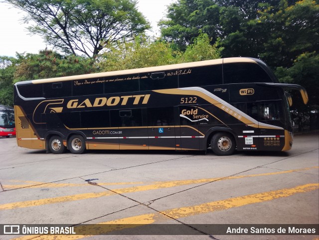 Auto Viação Gadotti 5122 na cidade de São Paulo, São Paulo, Brasil, por Andre Santos de Moraes. Número da foto: #12618924.