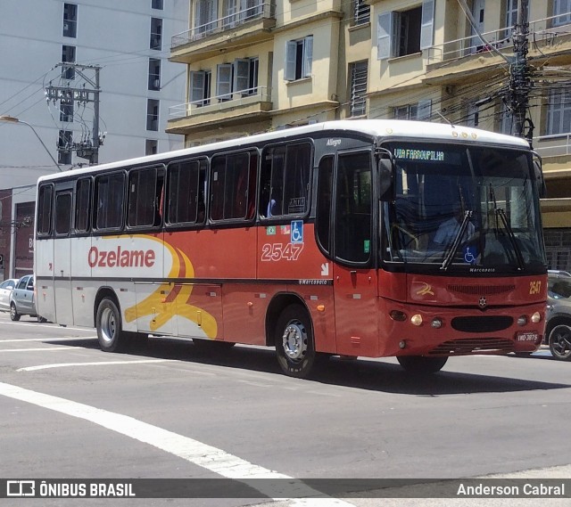 Ozelame Transportes 2547 na cidade de Caxias do Sul, Rio Grande do Sul, Brasil, por Anderson Cabral. Número da foto: #12619794.