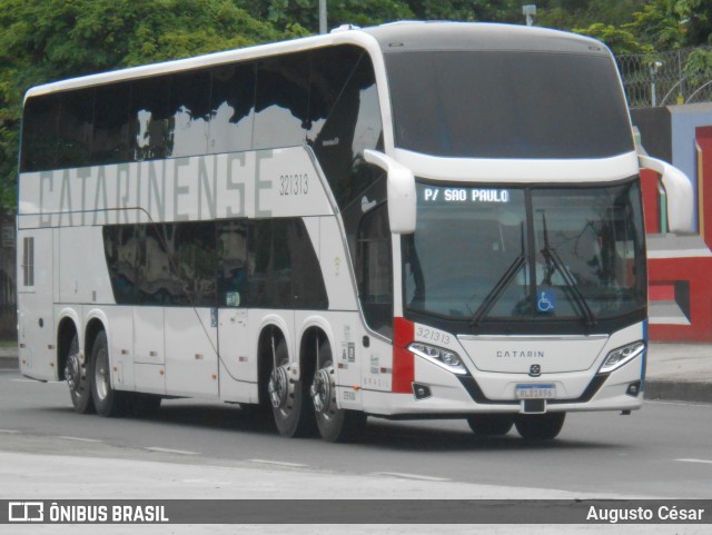 Auto Viação Catarinense 321313 na cidade de Rio de Janeiro, Rio de Janeiro, Brasil, por Augusto César. Número da foto: #12621311.