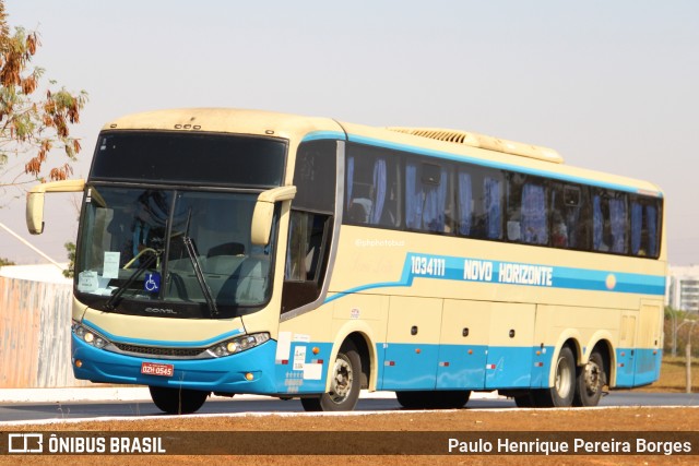 Viação Novo Horizonte 1034111 na cidade de Brasília, Distrito Federal, Brasil, por Paulo Henrique Pereira Borges. Número da foto: #12620835.