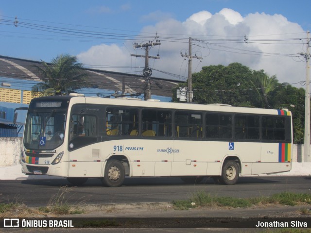 Viação Mirim 918 na cidade de Jaboatão dos Guararapes, Pernambuco, Brasil, por Jonathan Silva. Número da foto: #12618922.