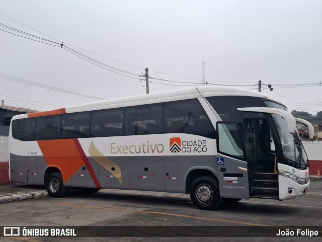 Viação Cidade do Aço RJ 174.161 na cidade de Cruzeiro, São Paulo, Brasil, por João Felipe. Número da foto: #12620659.