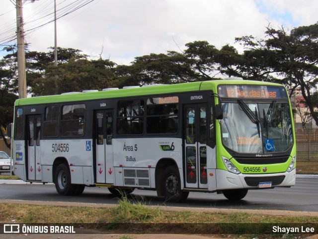 BsBus Mobilidade 504556 na cidade de Taguatinga, Distrito Federal, Brasil, por Shayan Lee. Número da foto: #12621201.