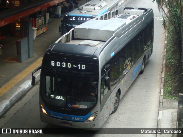 Transwolff Transportes e Turismo 6 6511 na cidade de São Paulo, São Paulo, Brasil, por Mateus C.  Cardoso. Número da foto: #12619162.