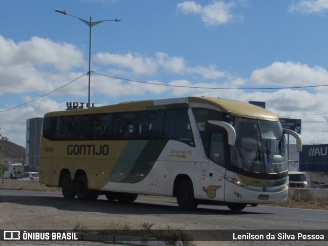 Empresa Gontijo de Transportes 19115 na cidade de Caruaru, Pernambuco, Brasil, por Lenilson da Silva Pessoa. Número da foto: #12621029.
