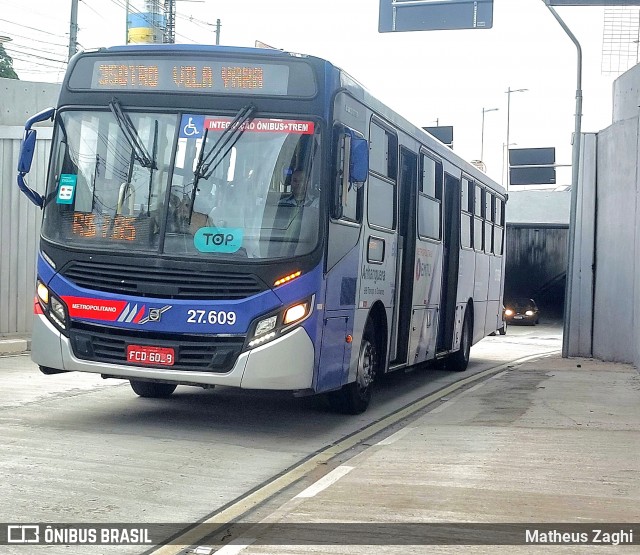 BB Transportes e Turismo 27.609 na cidade de Carapicuíba, São Paulo, Brasil, por Matheus Zaghi. Número da foto: #12618833.