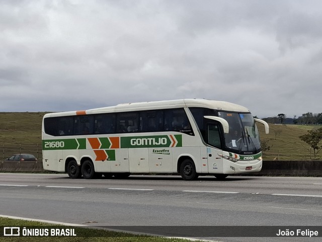 Empresa Gontijo de Transportes 21680 na cidade de Lorena, São Paulo, Brasil, por João Felipe. Número da foto: #12620477.