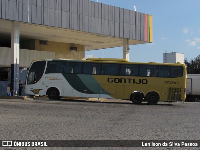 Empresa Gontijo de Transportes 17290 na cidade de Caruaru, Pernambuco, Brasil, por Lenilson da Silva Pessoa. Número da foto: #12621001.