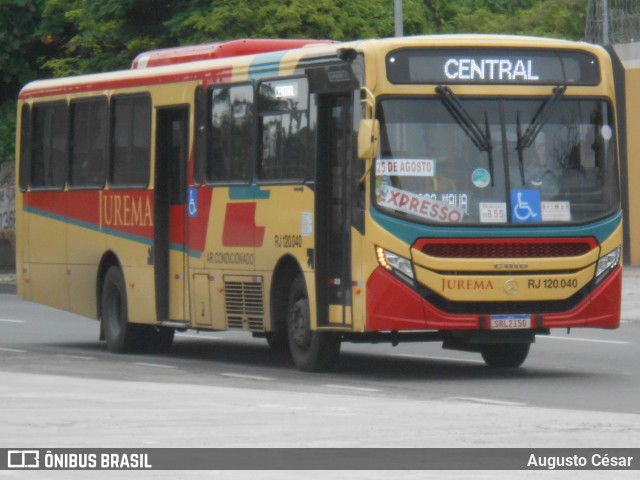 Auto Viação Jurema RJ 120.040 na cidade de Rio de Janeiro, Rio de Janeiro, Brasil, por Augusto César. Número da foto: #12621346.
