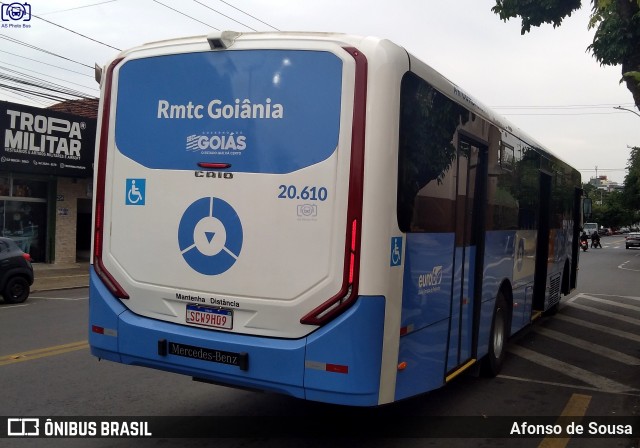 HP Transportes Coletivos 20.610 na cidade de Goiânia, Goiás, Brasil, por Afonso de Sousa. Número da foto: #12619917.