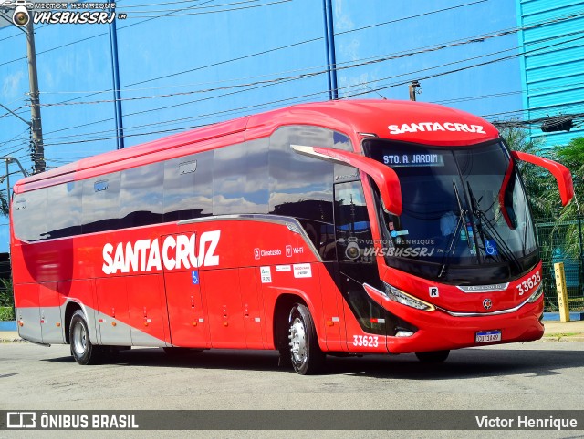 Viação Santa Cruz 33623 na cidade de São Paulo, São Paulo, Brasil, por Victor Henrique. Número da foto: #12620759.