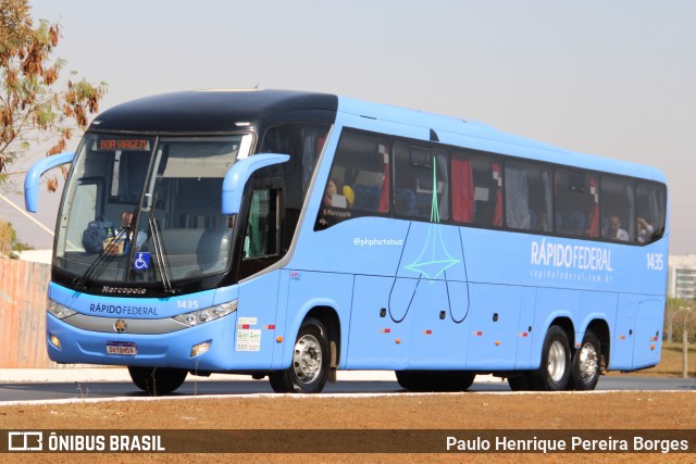 Rápido Federal 1435 na cidade de Brasília, Distrito Federal, Brasil, por Paulo Henrique Pereira Borges. Número da foto: #12620824.