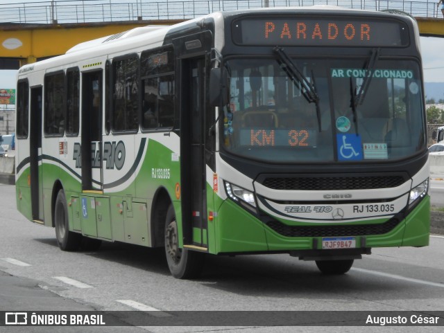 Expresso Real Rio RJ 133.035 na cidade de Rio de Janeiro, Rio de Janeiro, Brasil, por Augusto César. Número da foto: #12619392.