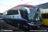 Fenix Pullman Internacional 673 na cidade de Estación Central, Santiago, Metropolitana de Santiago, Chile, por Sebastián Ignacio Alvarado Herrera. Número da foto: #12621130.