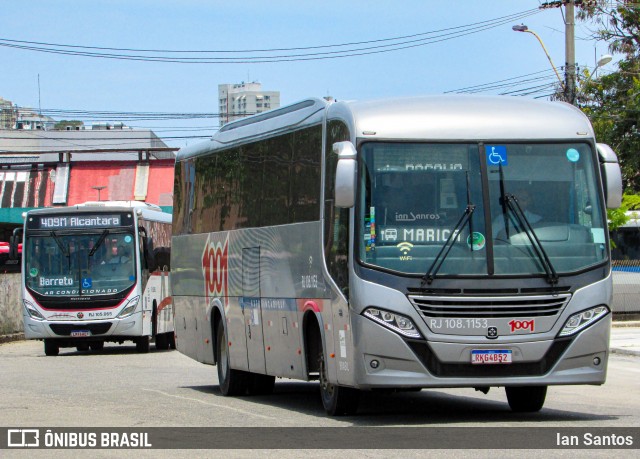 Auto Viação 1001 RJ 108.1153 na cidade de Niterói, Rio de Janeiro, Brasil, por Ian Santos. Número da foto: #12622611.