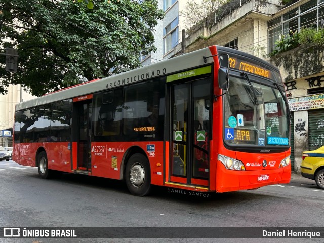 Transportes Vila Isabel A27537 na cidade de Rio de Janeiro, Rio de Janeiro, Brasil, por Daniel Henrique. Número da foto: #12621730.