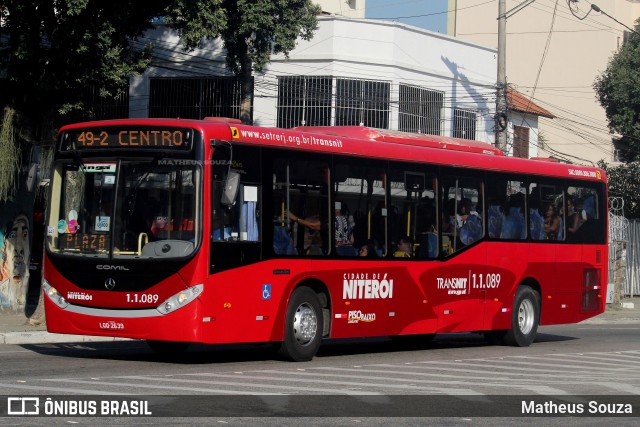 Auto Lotação Ingá 1.1.089 na cidade de Niterói, Rio de Janeiro, Brasil, por Matheus Souza. Número da foto: #12623827.