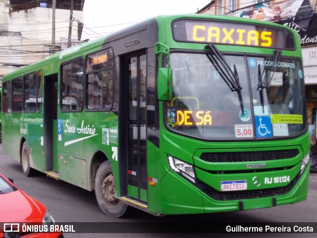 Transportes Santo Antônio RJ 161.124 na cidade de Duque de Caxias, Rio de Janeiro, Brasil, por Guilherme Pereira Costa. Número da foto: #12621790.