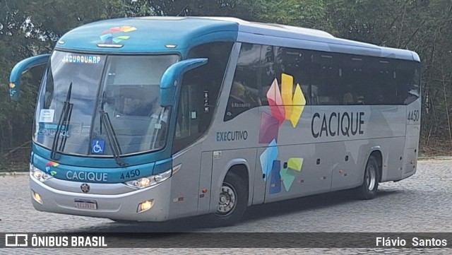 Cacique Transportes 4450 na cidade de Cruz das Almas, Bahia, Brasil, por Flávio  Santos. Número da foto: #12622150.