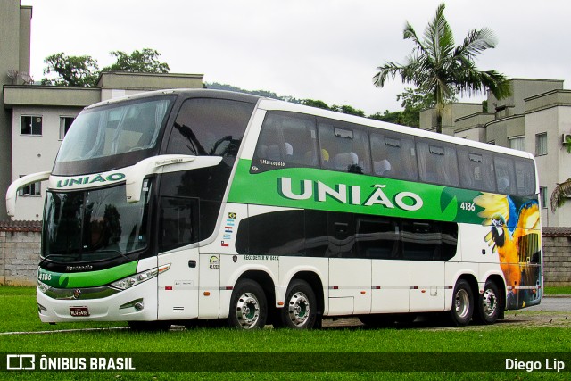 Empresa União de Transportes 4186 na cidade de Jaraguá do Sul, Santa Catarina, Brasil, por Diego Lip. Número da foto: #12622916.