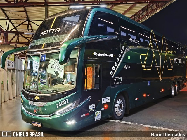 Viação Motta 24002 na cidade de Londrina, Paraná, Brasil, por Hariel Bernades. Número da foto: #12622691.