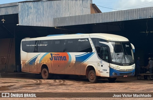 Viação Juína 1504 na cidade de Juína, Mato Grosso, Brasil, por Joao Victor Machhado. Número da foto: #12622208.