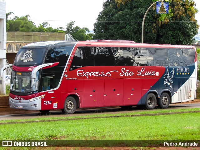 Expresso São Luiz 7810 na cidade de Brasília, Distrito Federal, Brasil, por Pedro Andrade. Número da foto: #12622380.