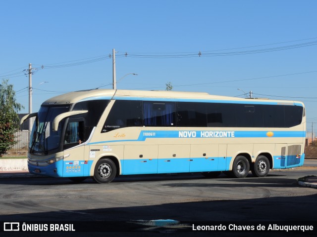 Viação Novo Horizonte 1100611 na cidade de Bom Jesus da Lapa, Bahia, Brasil, por Leonardo Chaves de Albuquerque. Número da foto: #12622869.