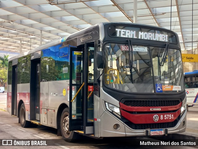 Auto Viação Transcap >> Auto Bless Transportes 8 5751 na cidade de São Paulo, São Paulo, Brasil, por Matheus Neri dos Santos. Número da foto: #12622435.