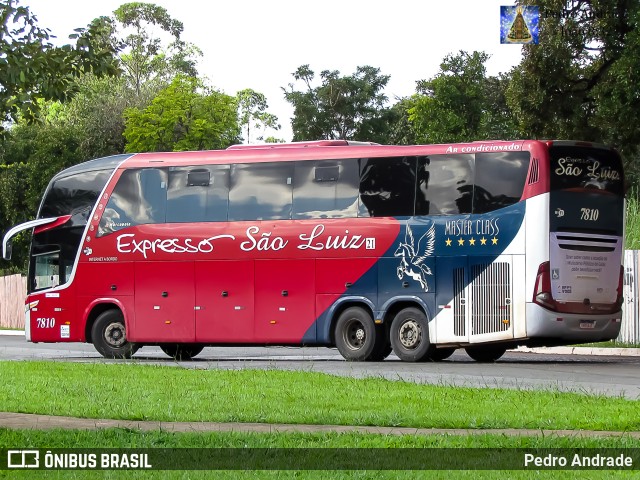 Expresso São Luiz 7810 na cidade de Brasília, Distrito Federal, Brasil, por Pedro Andrade. Número da foto: #12622381.