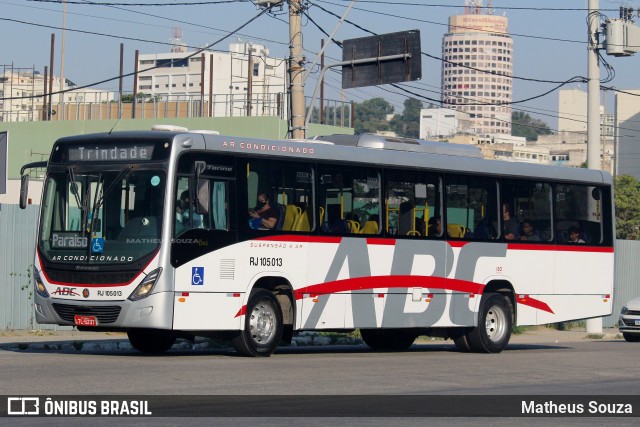 Auto Viação ABC RJ 105.013 na cidade de Niterói, Rio de Janeiro, Brasil, por Matheus Souza. Número da foto: #12623769.