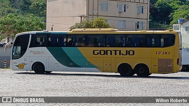 Empresa Gontijo de Transportes 17310 na cidade de Teófilo Otoni, Minas Gerais, Brasil, por Wilton Roberto. Número da foto: #12622019.