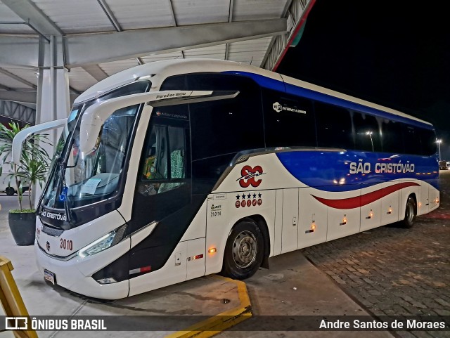 Viação São Cristóvão 3010 na cidade de Estiva, Minas Gerais, Brasil, por Andre Santos de Moraes. Número da foto: #12623313.