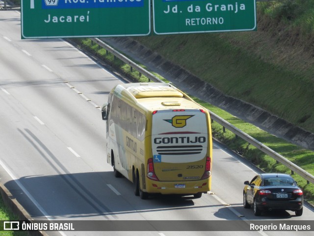 Empresa Gontijo de Transportes 21520 na cidade de São José dos Campos, São Paulo, Brasil, por Rogerio Marques. Número da foto: #12622063.