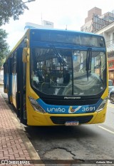 Viação União 3691 na cidade de Viçosa, Minas Gerais, Brasil, por Antonio Silva. Número da foto: #12621802.