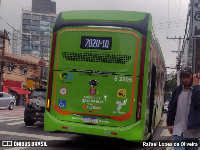 Viação Gato Preto 8 2005 na cidade de São Paulo, São Paulo, Brasil, por Rafael Lopes de Oliveira. Número da foto: #12626080.