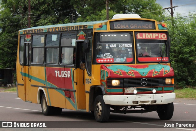 TLGSA - Transporte Loma Grande S.A. - Línea 132 > Transporte LomaGrandense S.A. 064 na cidade de Ypacaraí, Central, Paraguai, por José Paredes. Número da foto: #12626107.