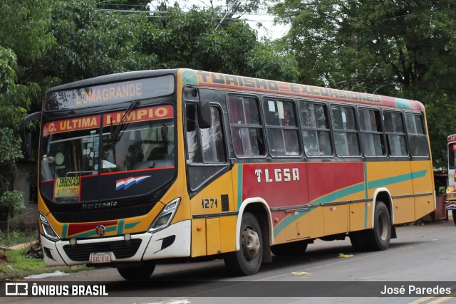 TLGSA - Transporte Loma Grande S.A. - Línea 132 > Transporte LomaGrandense S.A. 1271 na cidade de Caacupé, Cordillera, Paraguai, por José Paredes. Número da foto: #12626121.