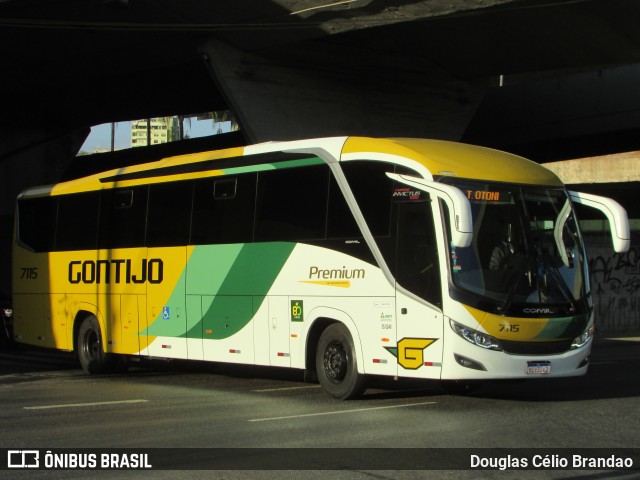 Empresa Gontijo de Transportes 7115 na cidade de Belo Horizonte, Minas Gerais, Brasil, por Douglas Célio Brandao. Número da foto: #12624703.