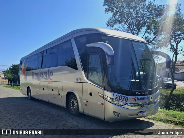 Transvale Turismo 2070 na cidade de Lorena, São Paulo, Brasil, por João Felipe. Número da foto: #12625325.