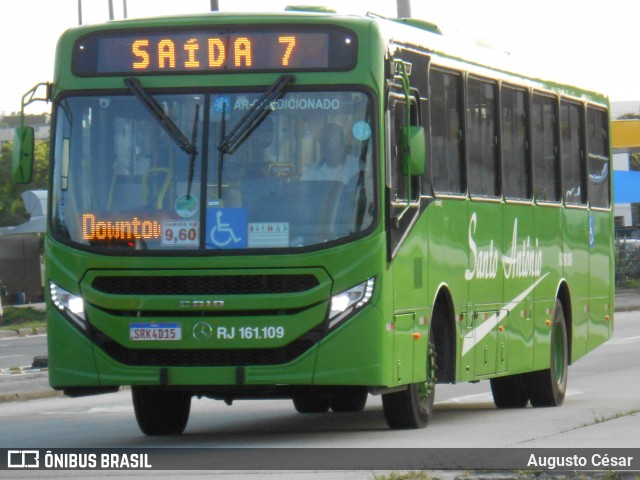 Transportes Santo Antônio RJ 161.109 na cidade de Rio de Janeiro, Rio de Janeiro, Brasil, por Augusto César. Número da foto: #12625800.