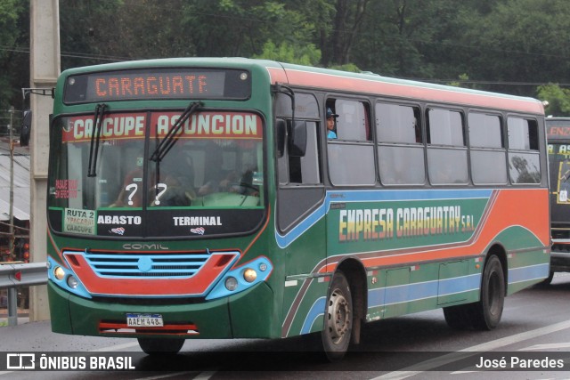 Empresa Caraguatay - Línea 118 10 na cidade de Caacupé, Cordillera, Paraguai, por José Paredes. Número da foto: #12625621.