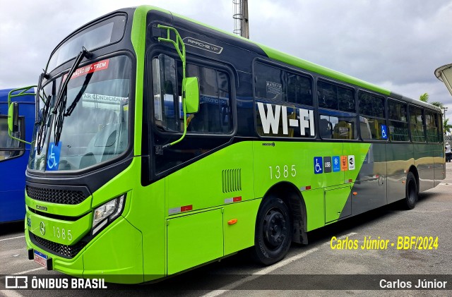 BB Transportes e Turismo 1385 na cidade de Barueri, São Paulo, Brasil, por Carlos Júnior. Número da foto: #12625529.