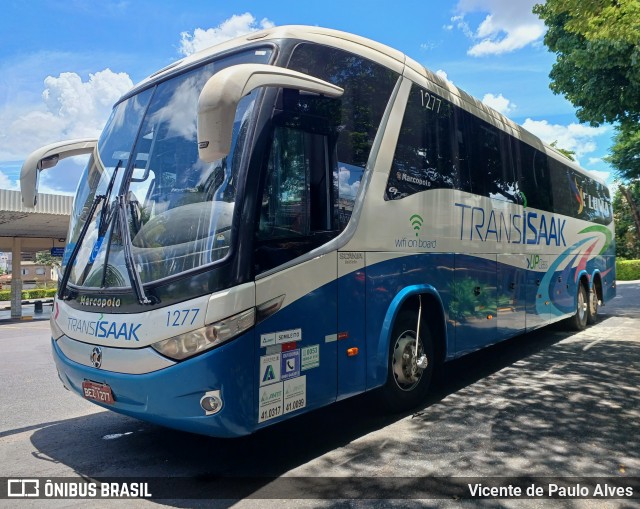 Trans Isaak Turismo 1277 na cidade de Itaúna, Minas Gerais, Brasil, por Vicente de Paulo Alves. Número da foto: #12625766.