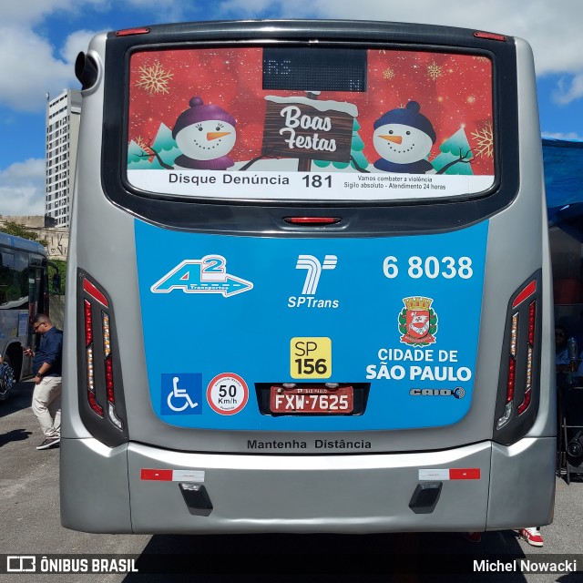 Cooper Líder > A2 Transportes 6 8038 na cidade de Barueri, São Paulo, Brasil, por Michel Nowacki. Número da foto: #12626472.