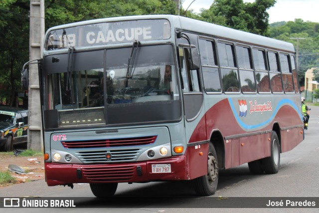 Empresa de Transporte La Caacupeña S.A. 072 na cidade de Caacupé, Cordillera, Paraguai, por José Paredes. Número da foto: #12625850.