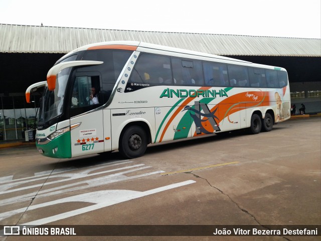 Empresa de Transportes Andorinha 6277 na cidade de Maringá, Paraná, Brasil, por João Vitor Bezerra Destefani. Número da foto: #12626819.