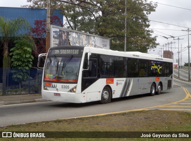 Next Mobilidade - ABC Sistema de Transporte 5305 na cidade de Santo André, São Paulo, Brasil, por José Geyvson da Silva. Número da foto: #12626033.